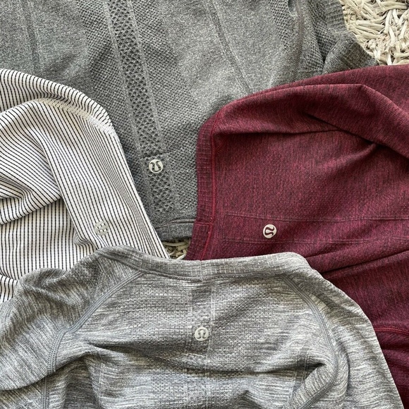 Lot of 4 Lululemon Swiftly Tech Short Sleeve Crew / Long Sleeve Sz 8❤️ - Picture 7 of 9